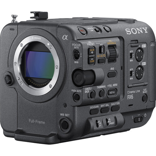 دوربین-سینمایی-سونی-Sony-FX6-Full-Frame-Cinema-Camera-Body-Only